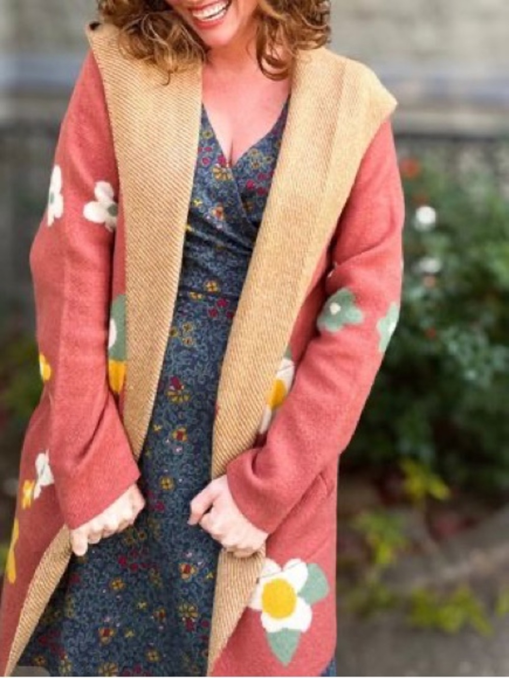 TOAD&CO heartfelt hoodie in sundown flowers size L_NWT - Picture 2 of 7